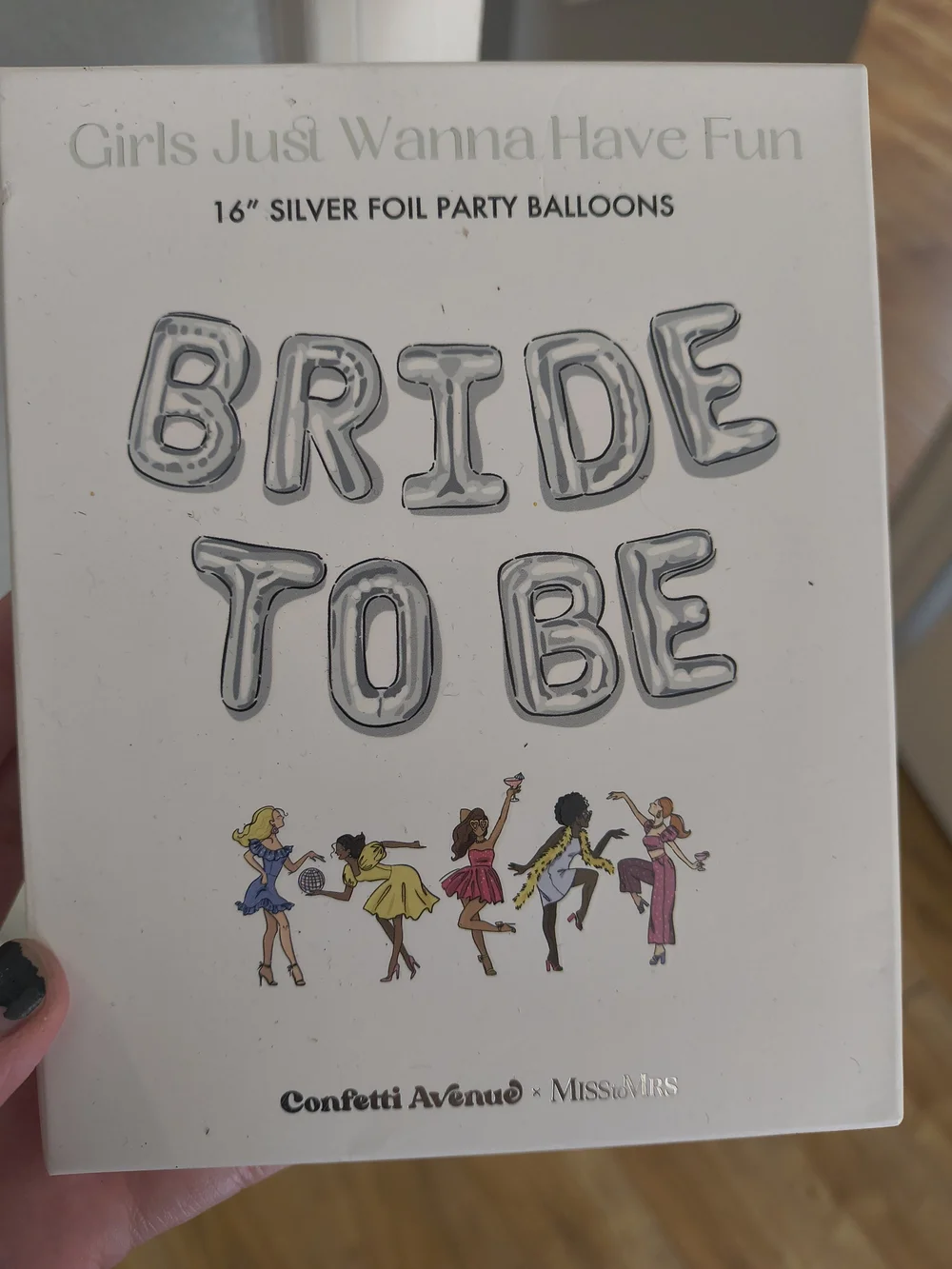 Silver 'Bride To Be' Foil Balloon - Silver